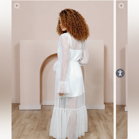 Revelry Bridal Sleep dress and duster set - Picture 3 of 6